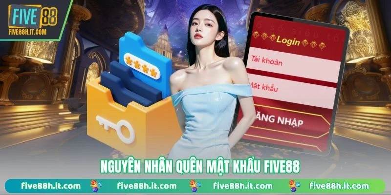 Nguyên nhân quên mật khẩu FIVE88